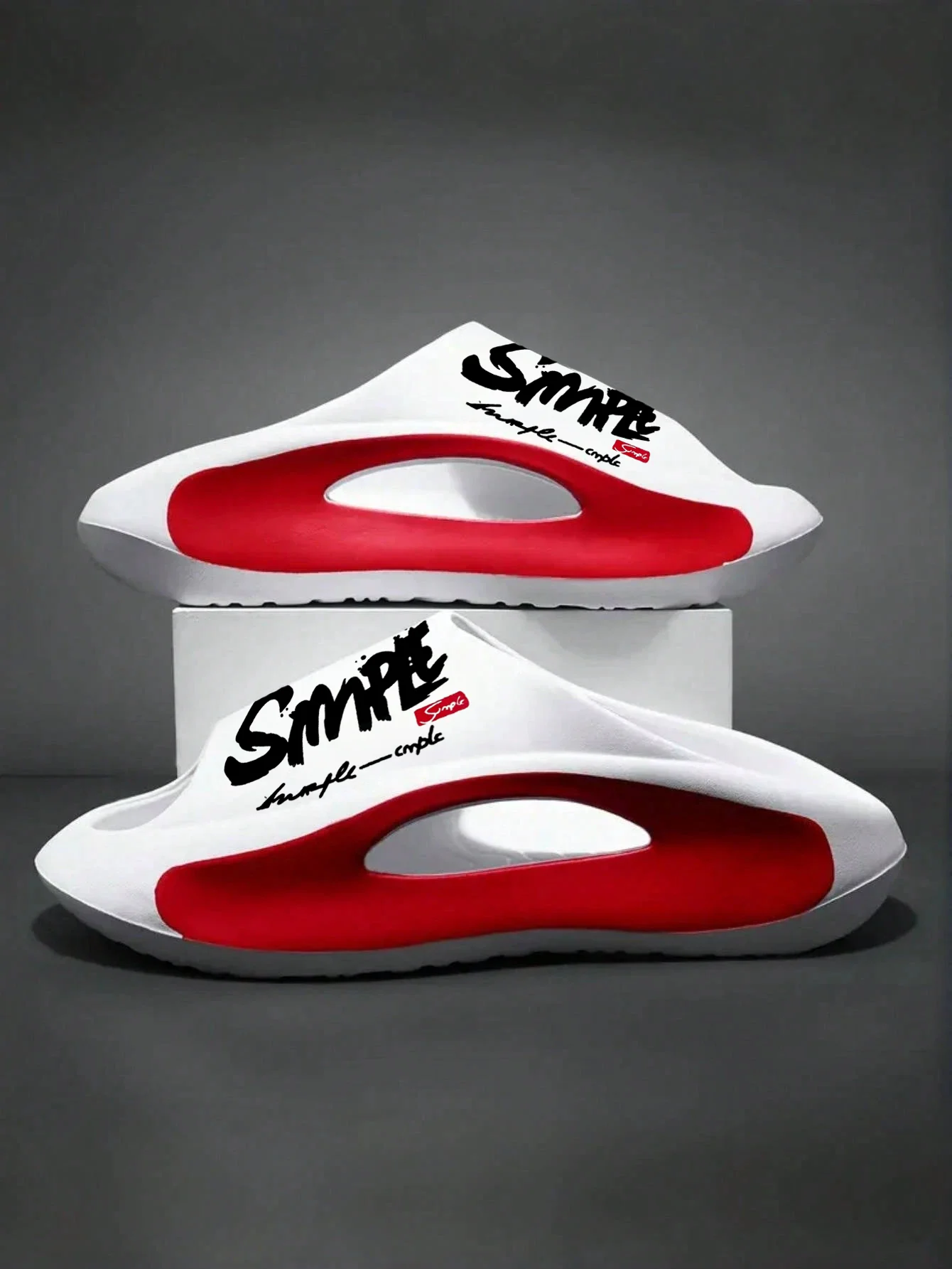 Men's and Women's Slippers Fashion Non-Slip Couple Slippers Eva 2 Colors 36-45 image 3