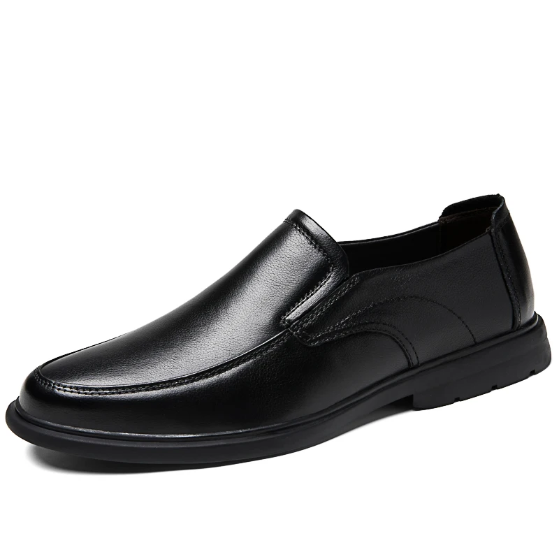 

Genuine Leather Men Slip on Office Man Formal Shoes Lazy Loafers Comfortable Men Shoes Fashion men shoes