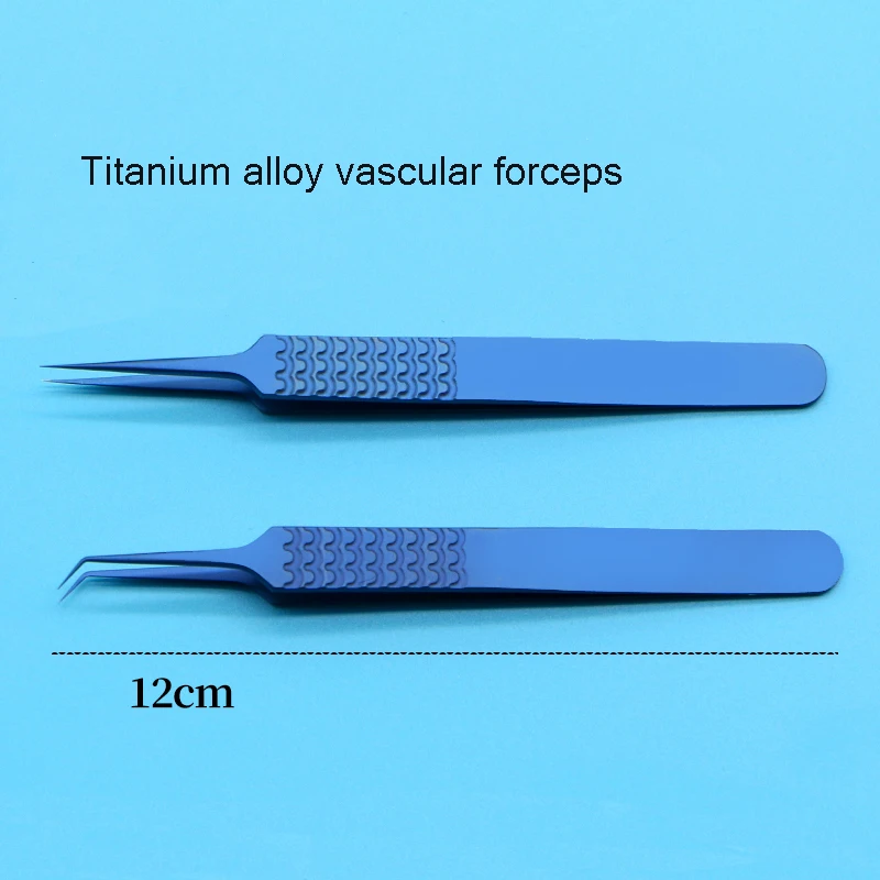 Microvasculaire Pincetvat Scheidingstools Van Titaniumlegering Microchirurgische Instrumenten Niet-Schadelijke 0.15 Puntige Tang