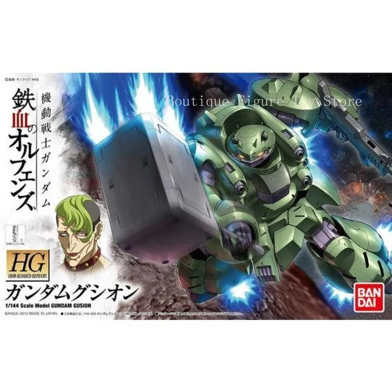 بانداي HG 1/144 ASW-G-11 GUNDAM GUSION عمل الشكل الحديد الدمين الأيتام أنيمي الجمعية أطقم منمذجة اللعب الهدايا
