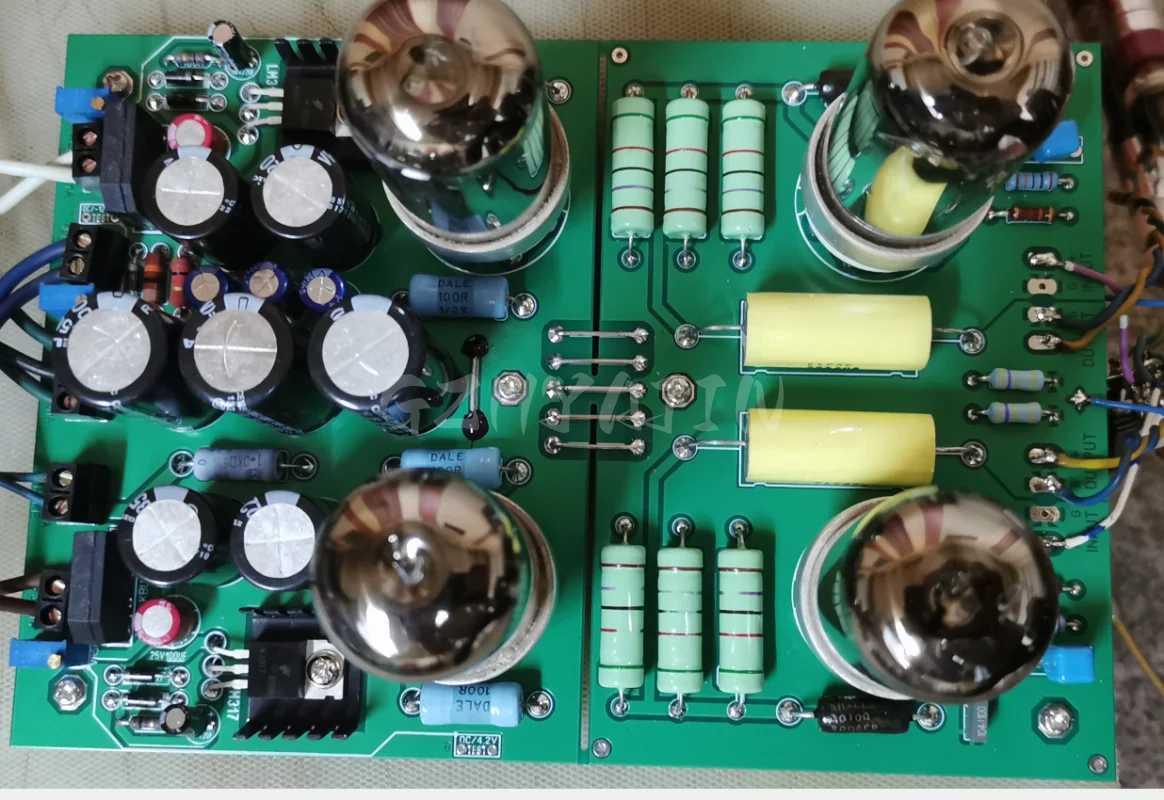 (A32) 4P1S Direct Heating Tube Preamp Kit Parts (Excluding Tubes)