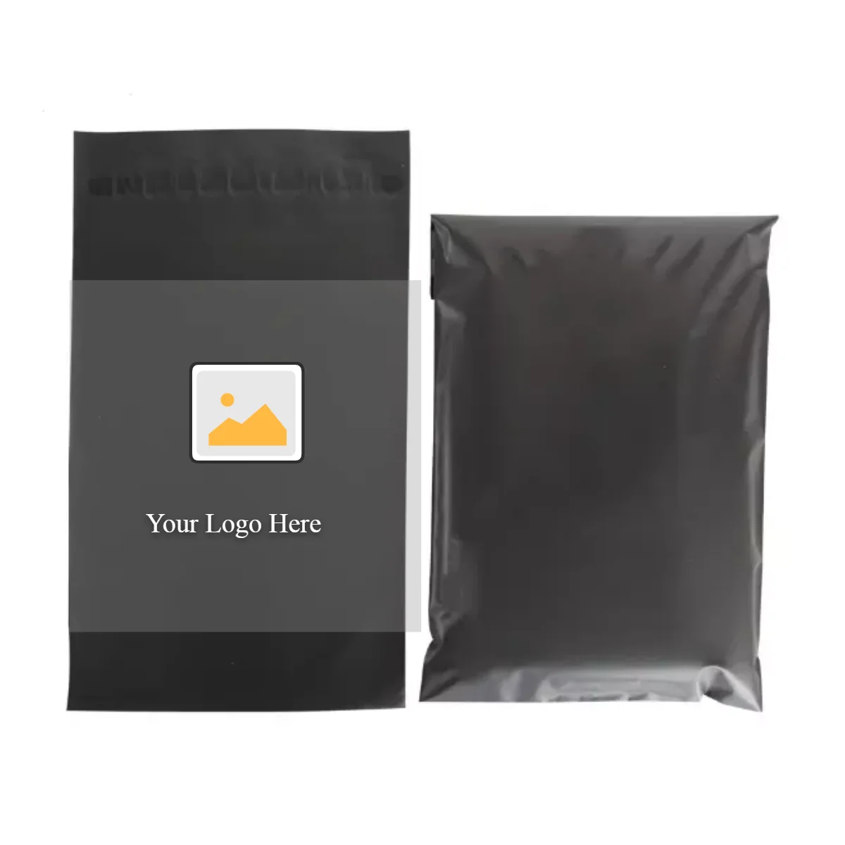 custom logo printed express recycled black courier bags clothes shipping package envelope poly mailer mailing polymailer bag