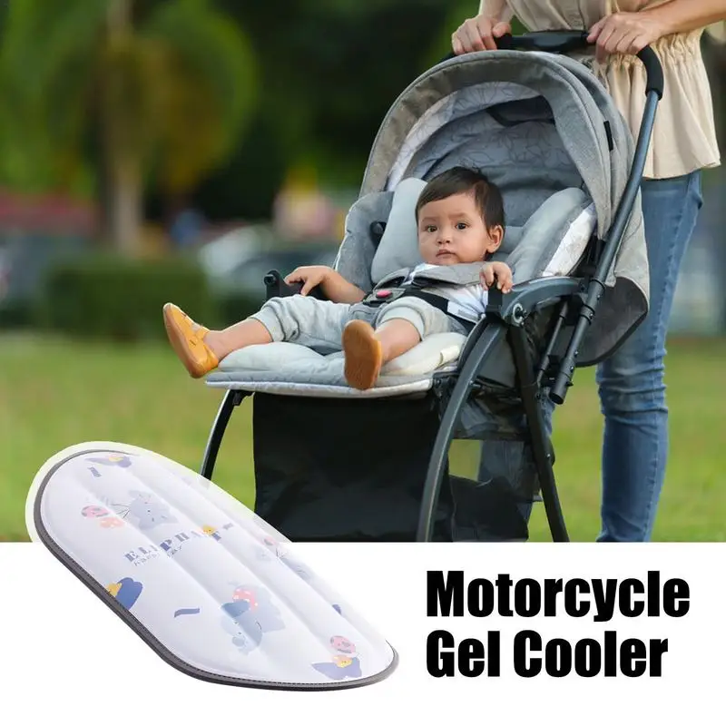 Motocicleta Seat Gel Cooling Pad, Almofada confortável, Legal