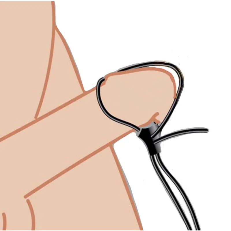 Electro Sex for Men,E stim Penis Cock Ring,Electrosex Electrostimulation Cockring,e-stim Chastity Cage,BDSM Toys,Electric Shock
