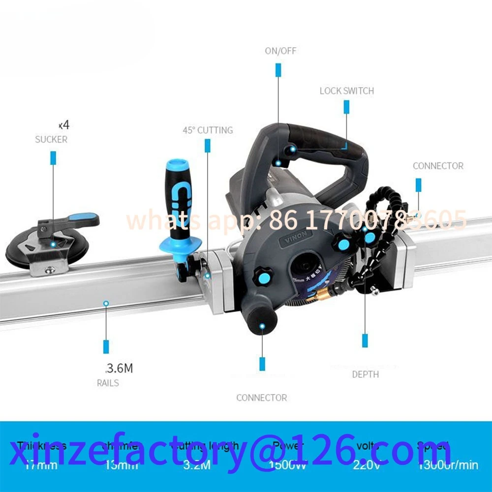

Customizable V5 Portable Large Format Tile Marble 45 Degree Chamfer Cutting Machine
