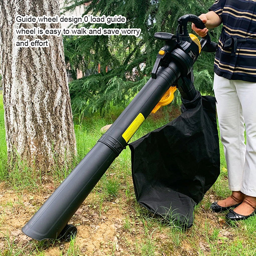 Tackle Tough Jobs Quickly And Efficiently With Leaf Collector Blower 2 Sizes Of Air Hose For Wider Leaf Blower EU Plug