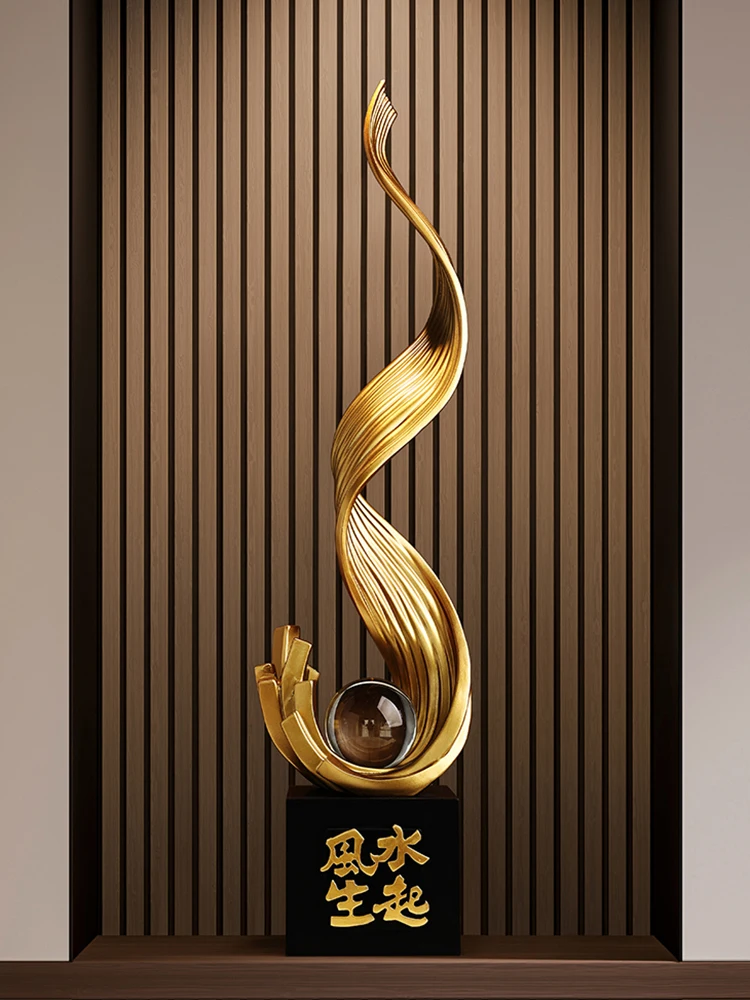 Home Decor Creative Statues Artistic Ornaments Living Room Large Floor Decorations Lucky Sculptures Housewarming Gifts Figurines