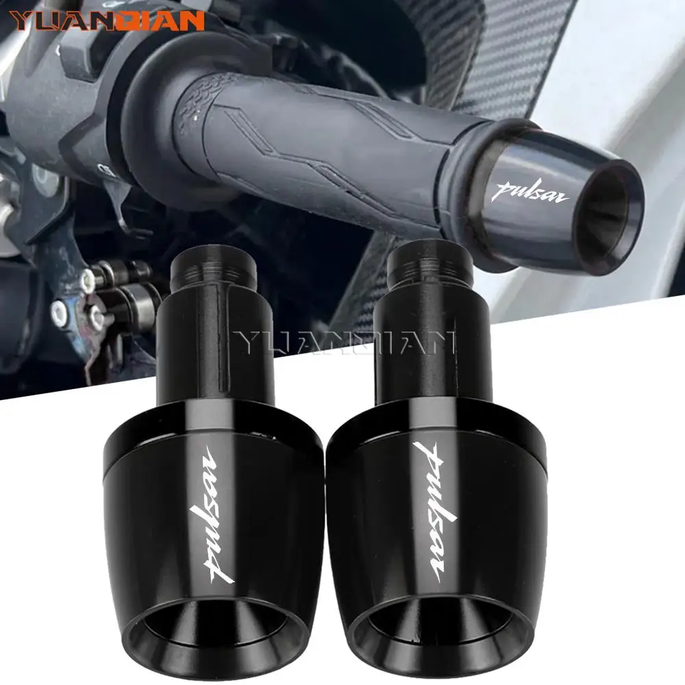 

7/8"22MM Motorcycle Handlebar Handle bar Grip Ends Plug Hand Grips End For Bajaj Pulsar 200 NS/200 RS/200 AS 200RS 200NS 200AS