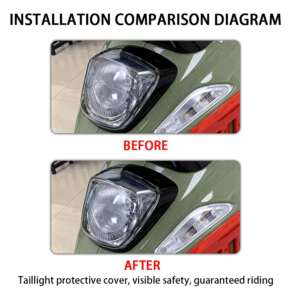 دراجة نارية سكوتر الخلفية ضوء الحرس الضوء الخلفي غطاء للحماية صالح لبياجيو فيسبا سبرينت 150 بريمافيرا 150