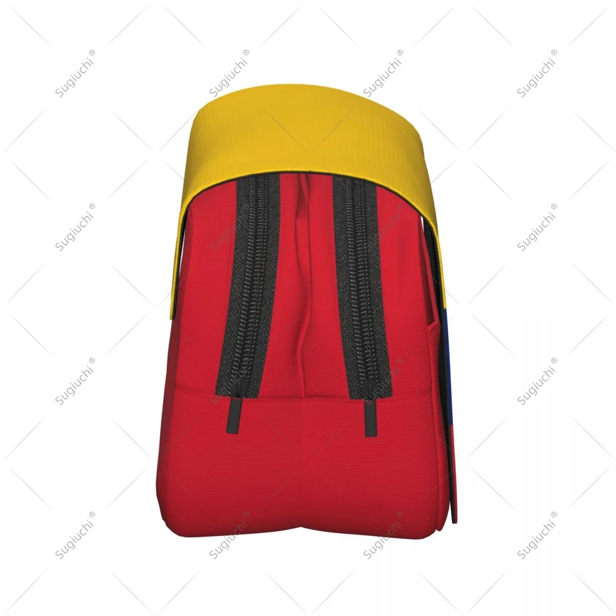 鉛筆ケース ハサミ バッグ 3D ベネズエラ国旗 二層オックスフォード布 文房具収納 ペンボックスケース