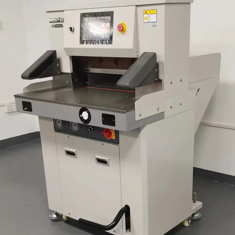 Qianfeng CP5610L heavy-duty frequency conversion hydraulic paper cutter, thick paper cutting equipment for graphic tenders