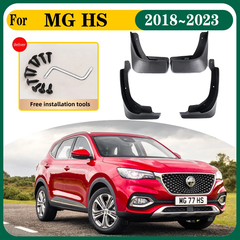 

Car Mudguards For MG HS 2022 Accessories MGHS AS23 EHS Pilot 2018~2023 Car Splash Guard Front Rear Fenders Accessories Mud Flaps