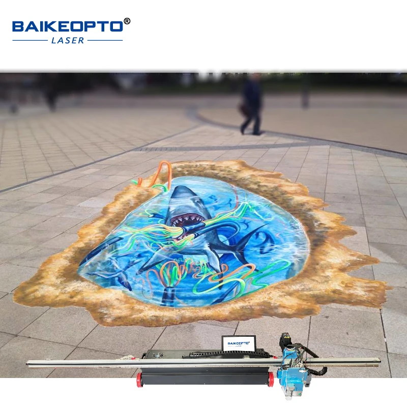 BK-UP32 Large Format AI Inkjet ground Printer - High Precision Digital Mural & Graffiti Printing Machine