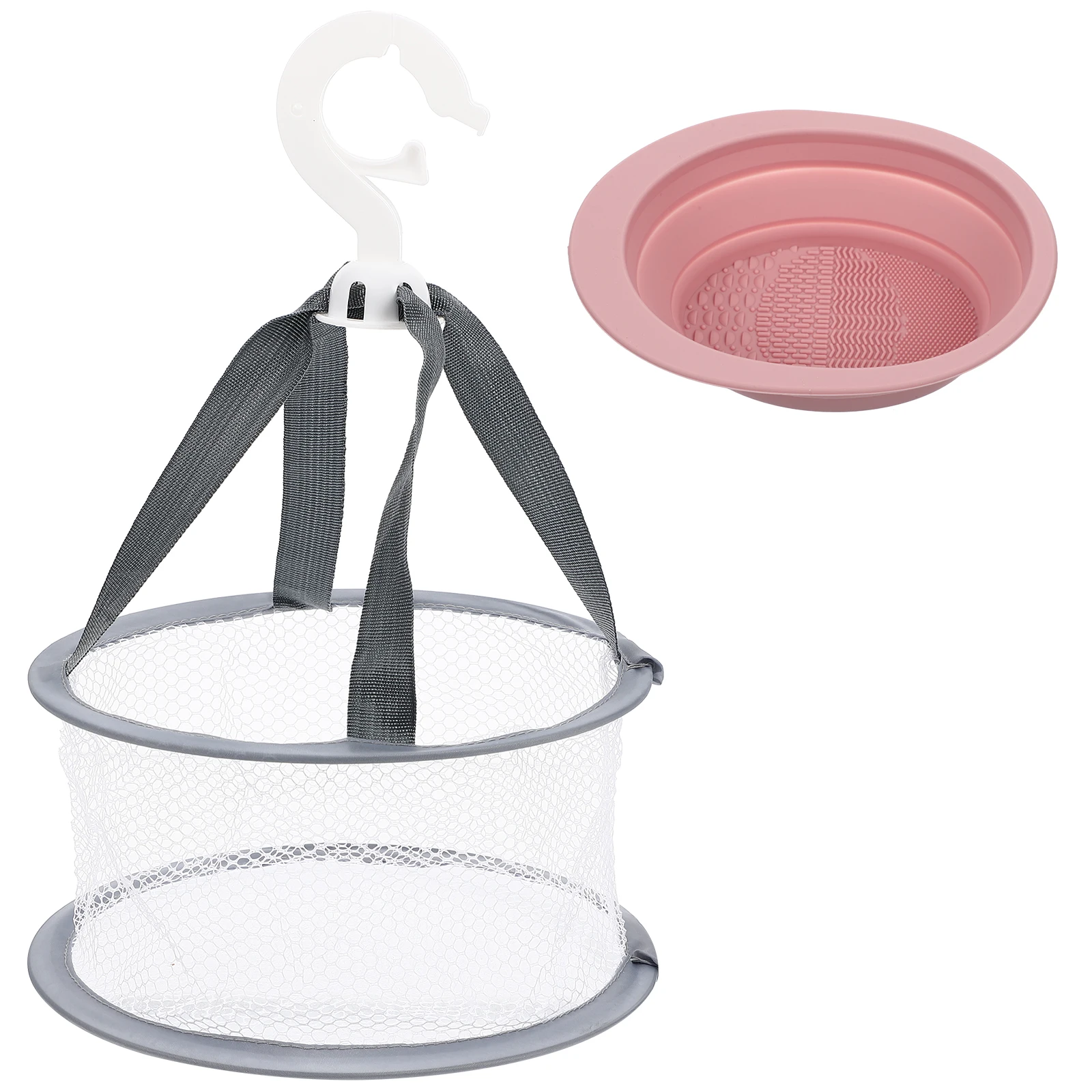 

Makeup Bowls Makeup Brush Cleaner Mat Silicone Mat Tools Powder Puff Drying Basket Foldable Brush Cleaner Mats