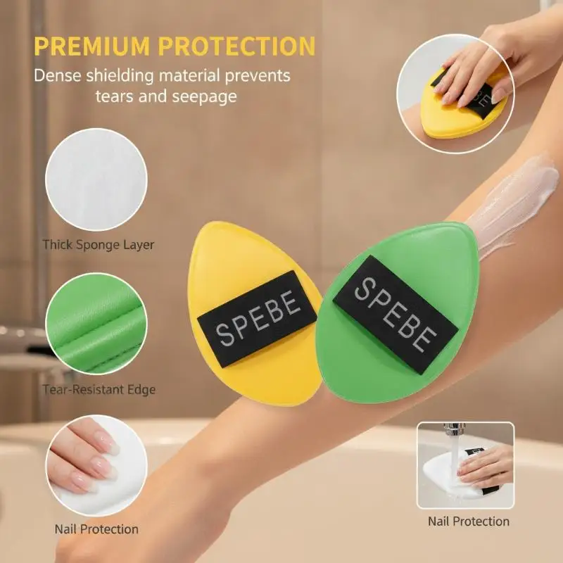 Large Teardrop Cosmetic Sponge Multipurpose Reusable Blender for Sunscreen Body Lotion Tone Up Cream