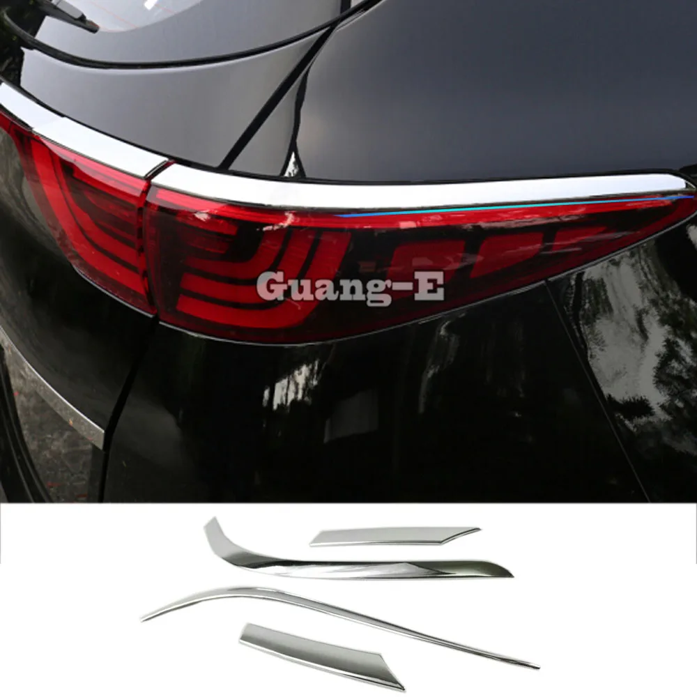 

Стайлинг автомобиля, задний хвост, задний свет для бровей/оправка, рамка лампы, ABS, хромированная крышка, 2 шт. для Kia KX5 Sportage 2016 2017 2018