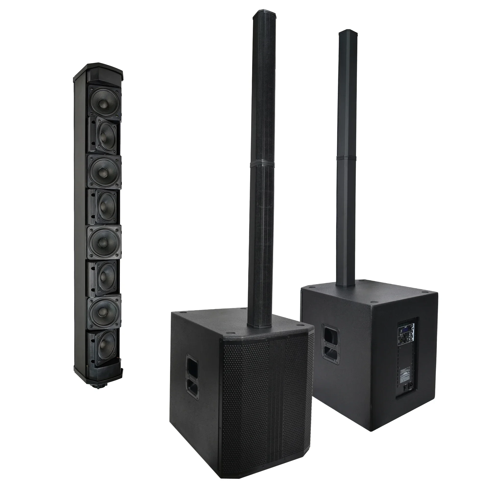 Accuracy Pro Audio AC38 1400W Audio Sound System DJ Karaoke Portable Professional Active Column