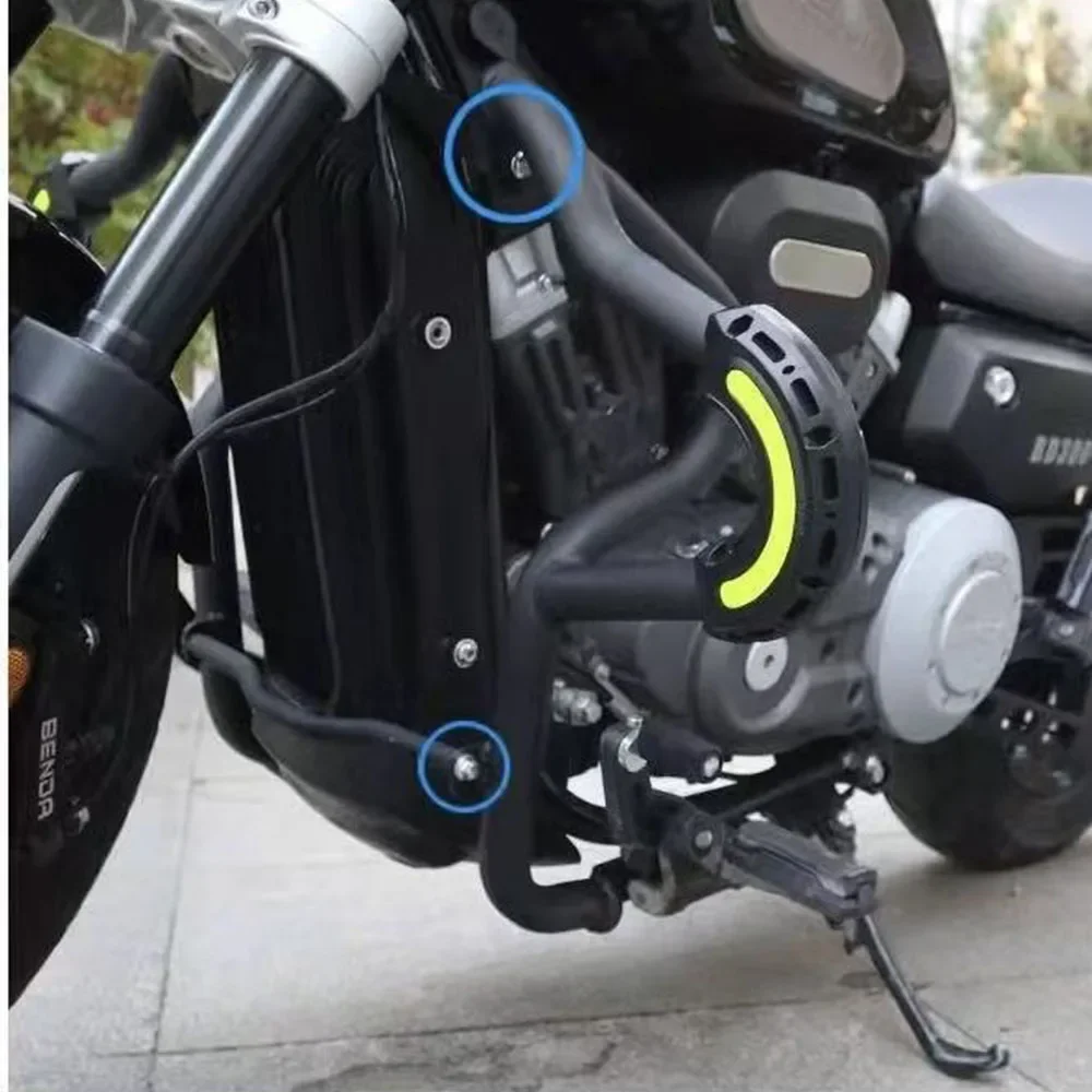 

Fit For BENDA Chinchilla 300/125 BD300/125 300BD BD 300 Modified Front Engine Guard Highway Crash Bar Bumper Fall Protection