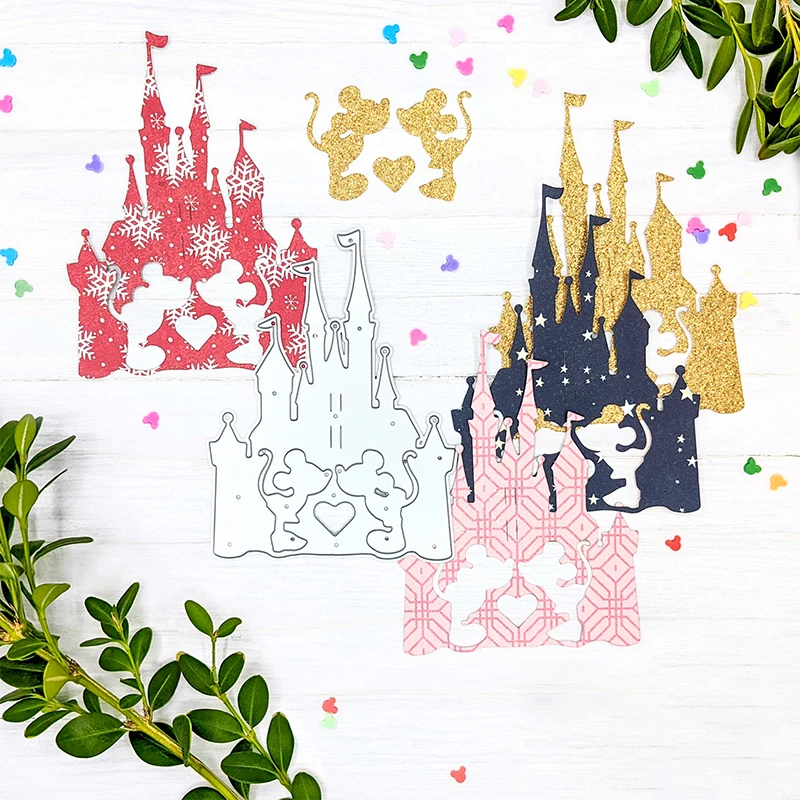 Disney Mickey Mouse Kopf Stanzformen Alphabete Rahmen gestanzt für DIY Scrapbooking Prägung Papier Karte Handwerk Neuankömmling 2022