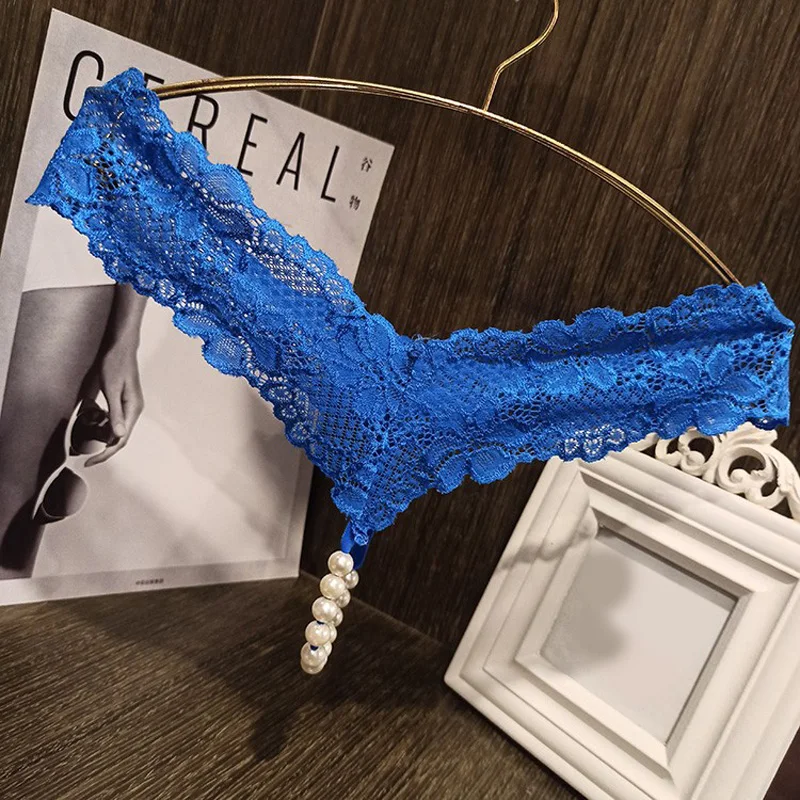 String sexy pour femmes, culotte en perles, sous-vêtement à la mode