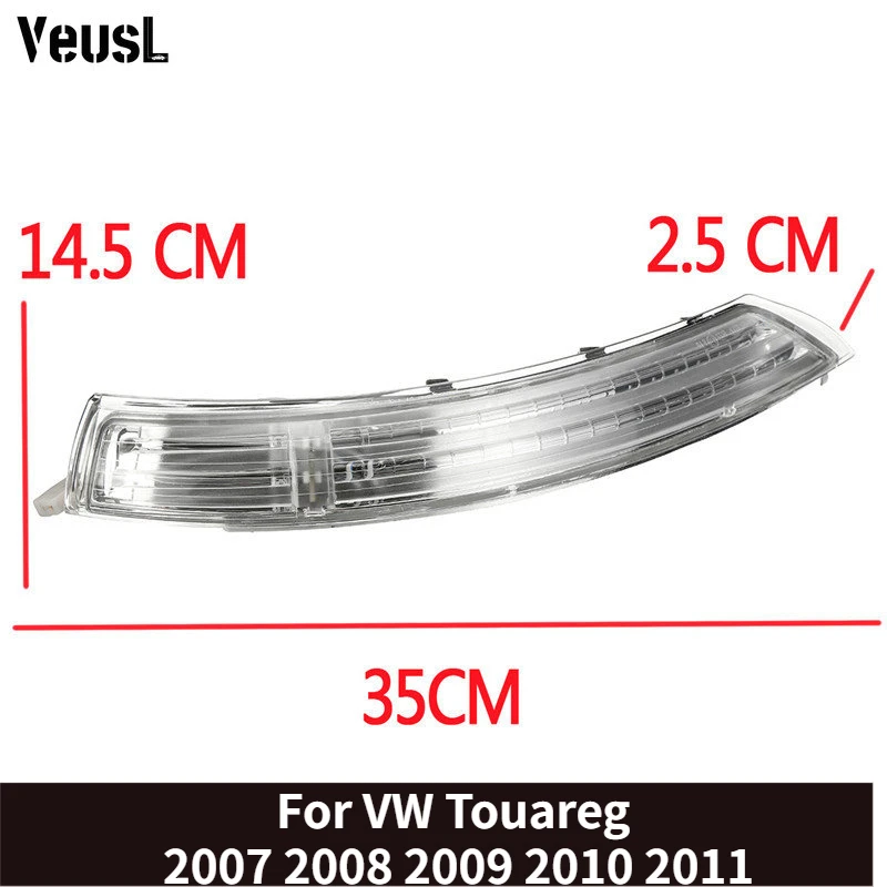 

Светодиодный зеркальный ретранслятор сигнальной лампы с левой стороны для VW Touareg 2007 2008 2009 2010 7L6949101C/2C, левая фотолента