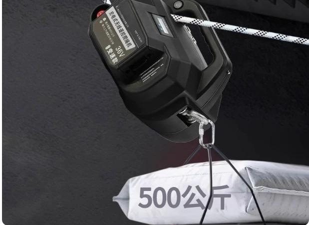 Remote Controlled Electric Rope Climber - Lithium Hoist for Aerial Work Platforms