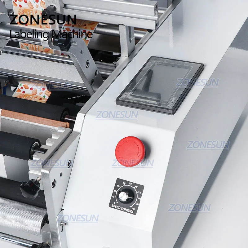 TB-190 Desktop Semi Automatic Round Bottles Labeling Machine