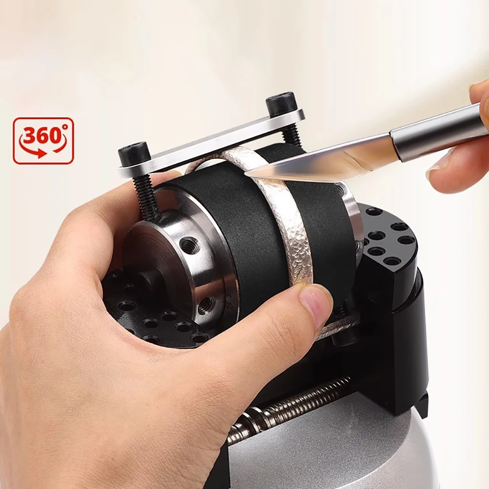 Rotating Ball Clamp Engraving Holder - Micro Pave Setting Workstation for Bracelets (54mm/56mm/58mm)