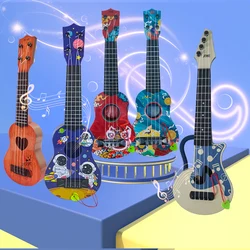 Los niños pueden desplumar cuerdas y jugar juguetes Yukrili rompecabezas de guitarra de nivel para principiantes y instrumentos musicales