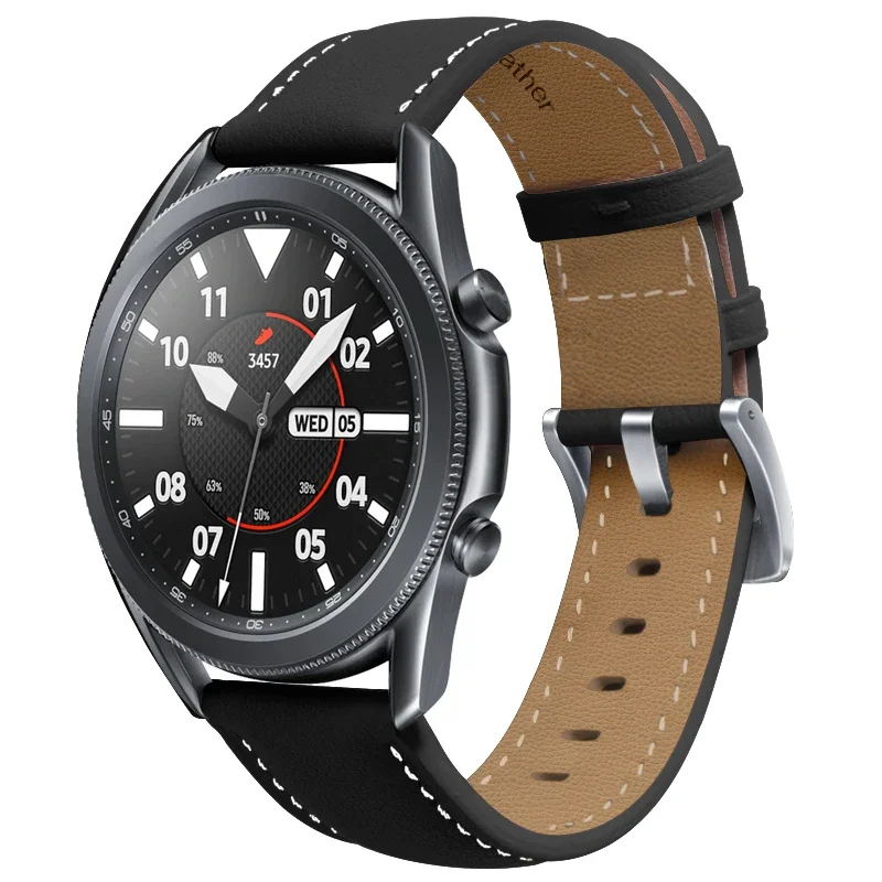 Leather For huawei watch GT 2-3/pro/Active2 Huawei watch GT2/Amazfit GTR/GTS/Bip For Samsung watch 3 Bracelet Band For 20mm 22mm