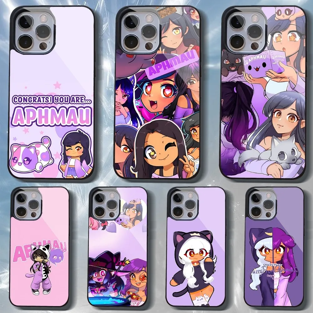 

Anime Aphmau Phone Case For IPhone 16 15 14 13 Pro Max 11 12 Mini Alex Mirror For Magsafe Wireless Charging Cover