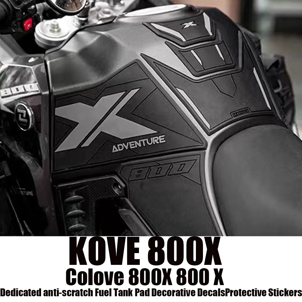 

For KOVE 800X Colove 800X 800 X Motorcycle Dedicated anti-scratch Fuel Tank Pad Decorative DecalsProtective Stickers