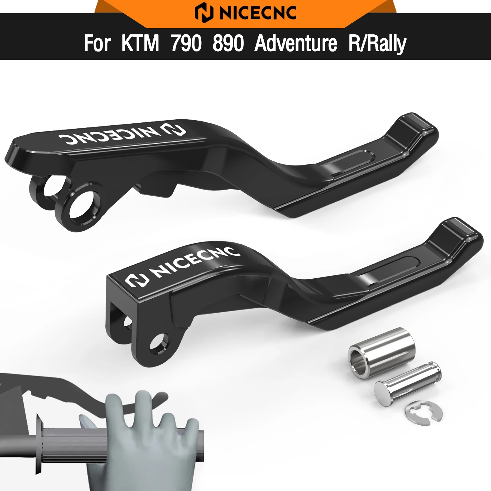 

For Husqvarna Norden 901 2022-2024 Adjustable Brake Clutch Lever 790 Adventure 2019-2024 890 Adventure/R 2021-2024 790 890 ADV R