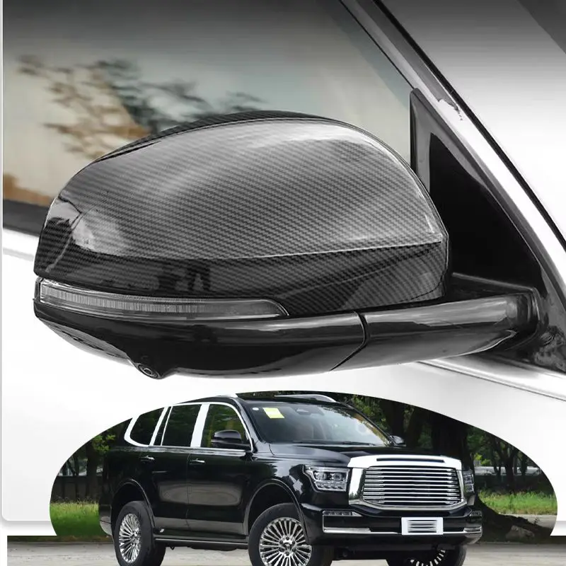 

Side Door Rearview Mirror Decorative Cover Frame Trim Car For Tank 500 Carbon fiber Exterior Accessories 2021 2022 2023