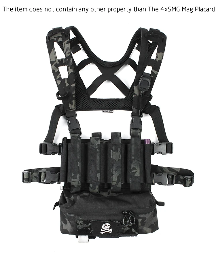 Pew taktische 4xsmg mag placard lv119 mk3 mk4 jpc 2,0 brust rig airsoft fp01 – Detail 11
