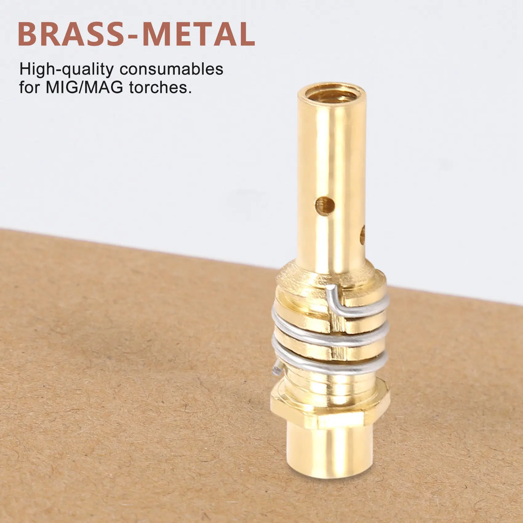 13Pcs 14AK Welding Torch Consumables 0.9mm MIG Torch Gas Nozzle Tip Holder of 15AK MIG MAG Welding