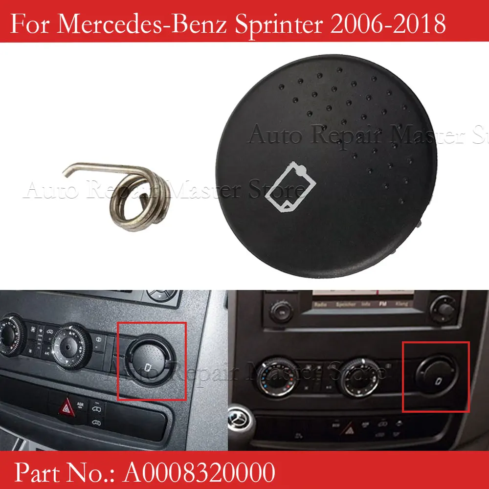 A0008320000 For Mercedes-Benz Sprinter 2006-2018 Instrument Switch Button Key Dash Board Paper Clip With Spring