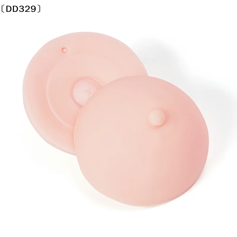 

1/2Pcs 3D Silicone Chest Tattoo Areola Practicing Skin Fake Breasts With Tips Chest Pleural For Tattoo Permanent Tools〔DD329〕