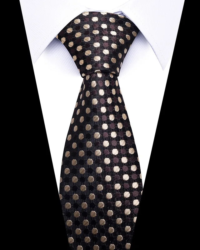Hochwertige Hochzeitskrawatten für Männer, modisch, neuer Stil, blauer Streifendruck, Krawatten, tägliches Büro, Bekleidung, Accessoires, Geschenk für Männer – Detail 15