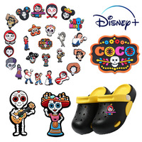 Disney Coco 'Remember Me' 5-100pcs Shoe Charms DIY Kit –Family Theme Craft for for Xmas, Halloween & Day of the Dead Favors
