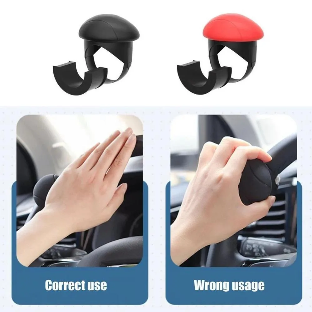 Truck Heavy Car Duty Anti Slip Steering Wheel Cover Spinner Knob Handle Booster Grip Protective Auxiliary  For Toyota car