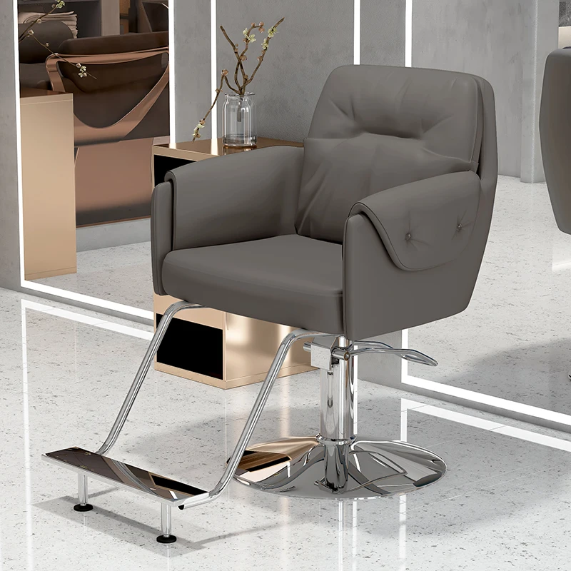 Stylist Cheap Hairdressing Salon Chair Hair Reclinable Pedicure Salon Lifting High-end Barber Chair Classic Stool Haircut