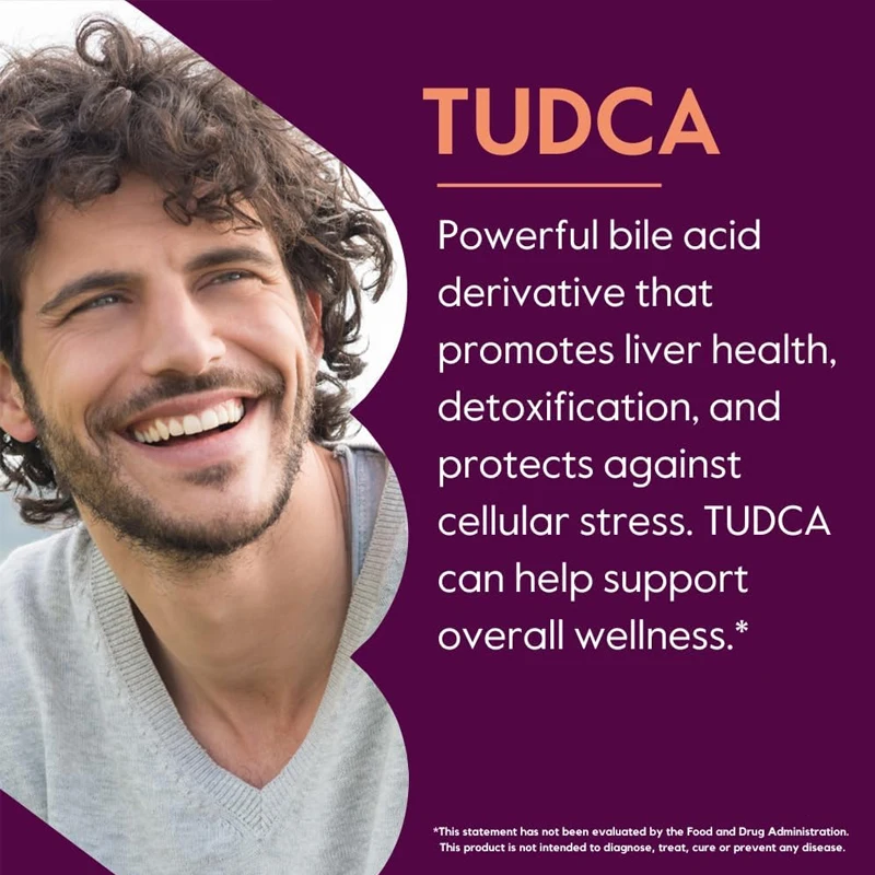 TUDCA 250mg (60 capsules) (Taurine) - Does not contain stearate - Gluten free, Non GMO