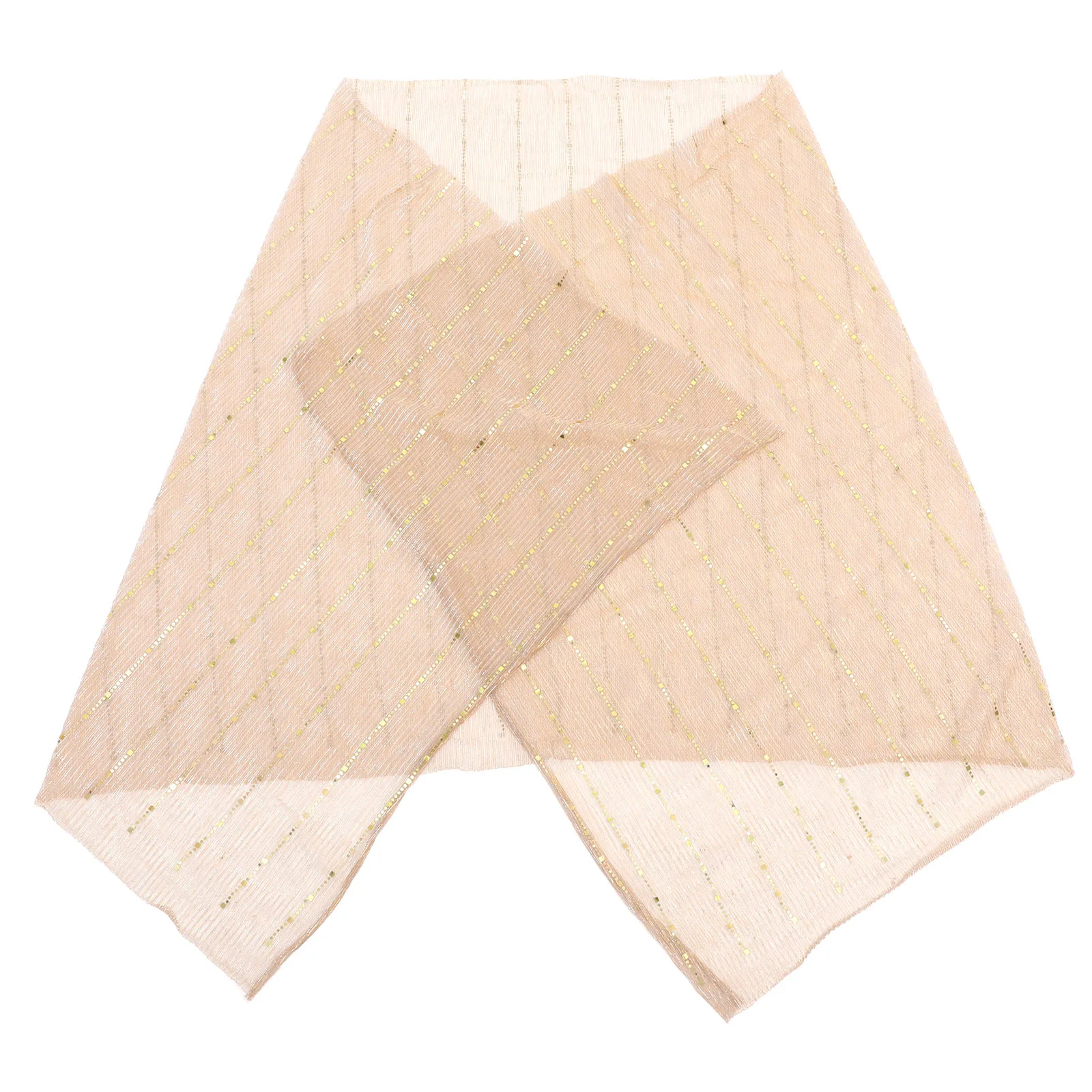 

Womens Glitter Striped Shawl Wrap Lightweight Sheer Scarf Casual Neck Wrap Breathable Summer Hijab Beach Evening Scarves