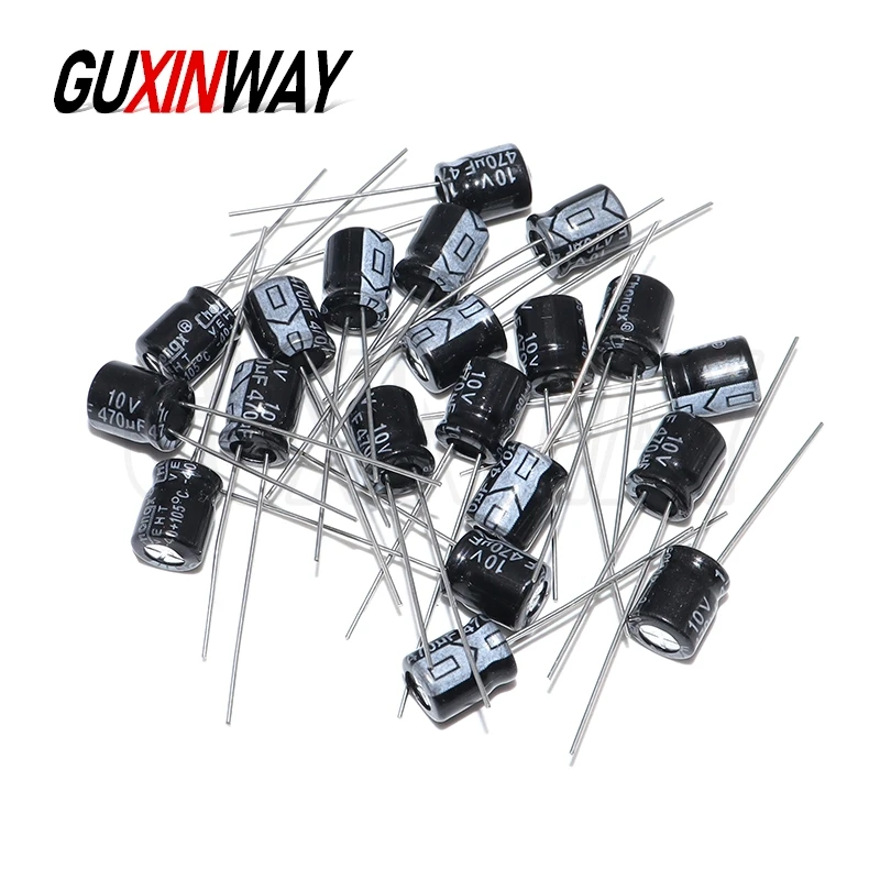 

10v100UF Volume Aluminum Electrolytic Capacitors 220uf 330uf 470uf 680uf 10v 100UF 10V100MF 100MF10v 10WV 10VDC 100MFD