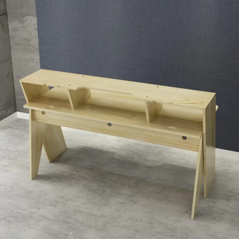 Solid Wood Piano Desk Music Production Workstation Recording Studio Mixing Console Table for Sound Engineers