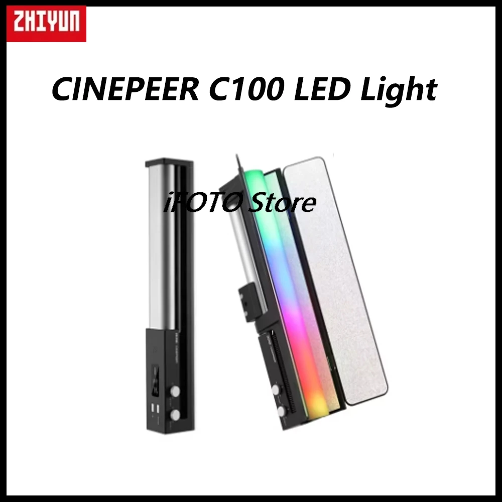 

Ручной светодиодный светильник ZHIYUN CINEPEER C100, 100 Вт, 2700–6500 К, трансформируемый в панельный светильник для прямой трансляции, съемки видео