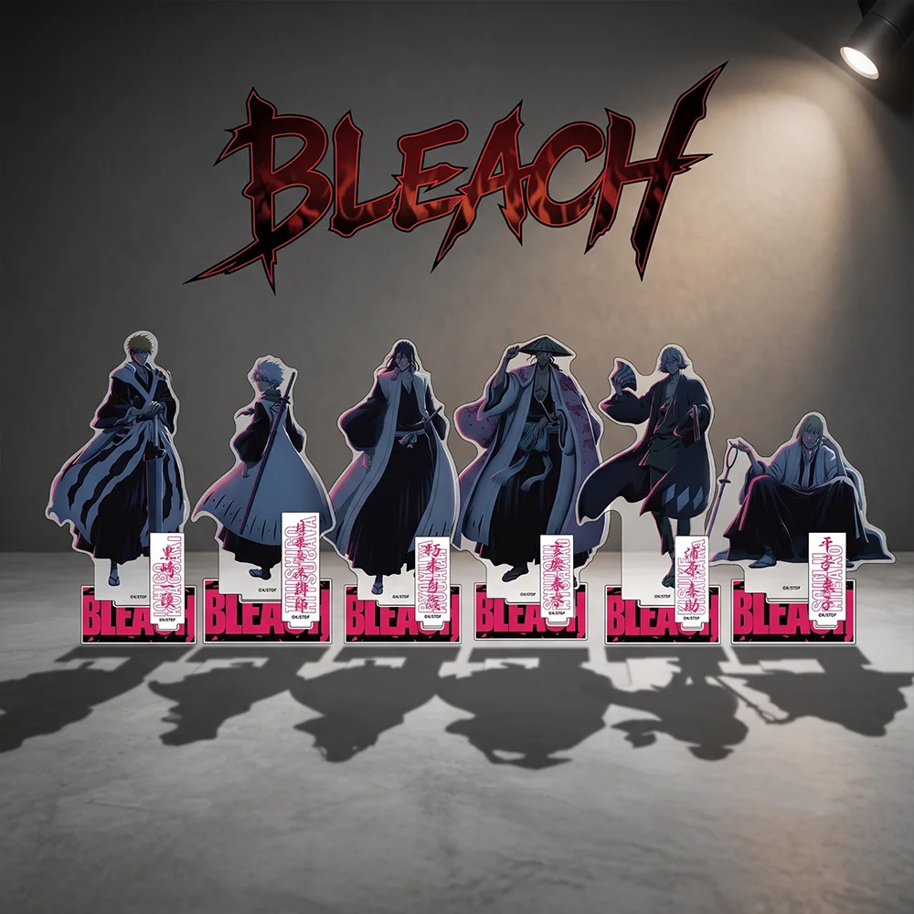 BLEACH 10&15CM Double Sided Acrylic Stand Keychain 2026 New Anime Stand Ichigo Rukia Desktop Display Table Decor Fan Gift