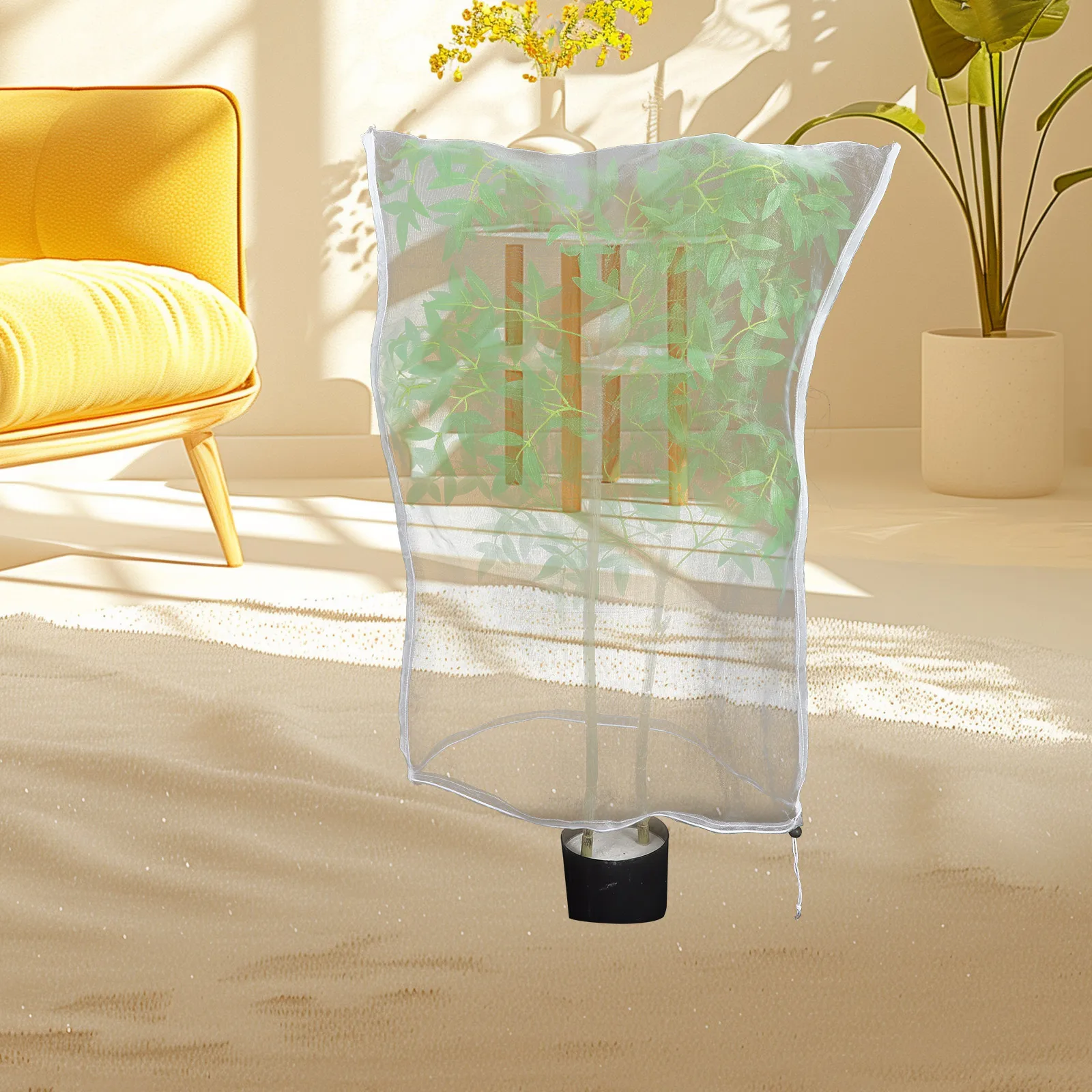 

2 Pcs Insect Cover Plants Flower Pot Protection Net Mesh Garden Covers Netting Bag Polyethylene Nets