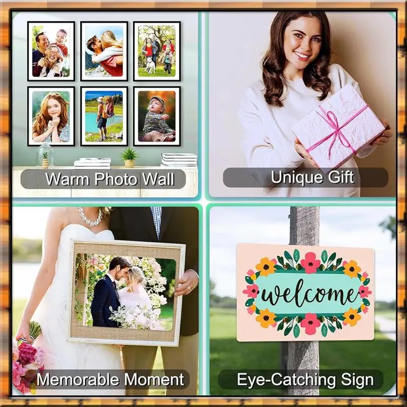 A78K Новый 10 шт. сублимационная металлическая фотопустая термопереносная бумага картина сублимационная вывеска пустая, алюминиевая фотознак для дизайна